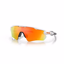 Oakley Radar Ev Path Eyewear Sunglasses Fire Iridium Lenses Polished White Frame