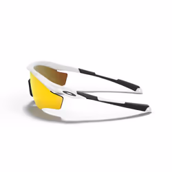 Oakley M2 Frame Xl Eyewear Sunglasses Fire Iridium Lenses Polished White Frame
