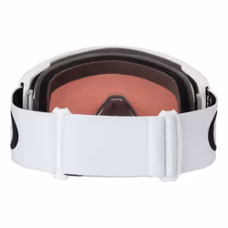 Oakley Line Miner winter sport goggles White Unisex Orange, Rose Cylindrical(flat) lens