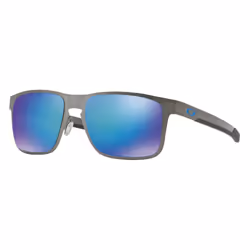 Oakley Holbrook Metal PRIZM Polarized, Adult, Male, Rectangular, Full rim, Grey, Grey