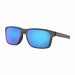 Oakley Holbrook Mix, Adult, Male, Full rim, Black, Grey, Polarized lens, Stainless steel