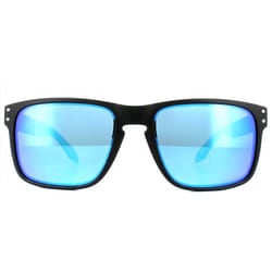 Oakley Sunglasses Holbrook OO9102-F0 Matt Black Prizm Sapphire Polarized