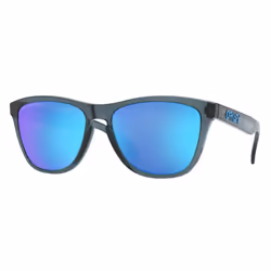Oakley Frogskins Sunglasses Crystal Black With Prizm Sapphire Polarized Lenses