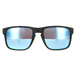 Oakley Sunglasses Holbrook OO9102-J9 Woodgrain Prizm Deep Water Polarized