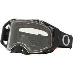 Oakley Airbrake Clear Motocross Goggles, black-grey for Men
