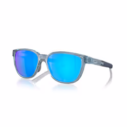Oakley Actuator Sunglasses Sports Driving Cycling Polarized Square Frame Glasses - Sapphire Lenses, Transparent Stonewash Frame