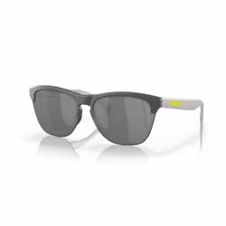 Oakley Frogskins Lite Sports Sunglasses Square Stylish Driving Frame Glasses - Black Lenses, Matte Dark Grey Frame