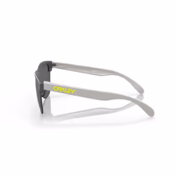 Oakley Frogskins Lite Sports Sunglasses Square Stylish Driving Frame Glasses - Black Lenses, Matte Dark Grey Frame