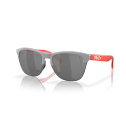Oakley Frogskins Lite Sports Sunglasses Square Stylish Driving Frame Glasses - Black Lenses, Matte Fog Frame
