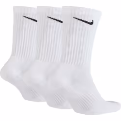 Nike Unisex Everyday Cushioned 3 Pairs Crew Socks - LARGE