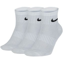 Nike Dry Cushion Everyday 3 Pairs Ankle Socks - White, X-Large