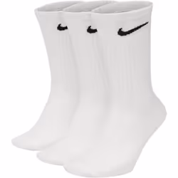 Nike Everyday Crew Socks (3 Pairs) White/Black M - Additional view 2