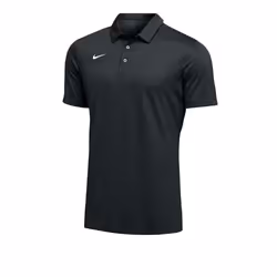 Nike Mens Dri-FIT Short Sleeve Polo Shirt (Medium Black)