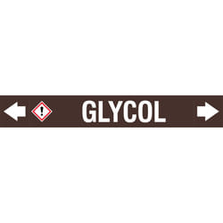 Brady ASMEPM-100X690MM-GLYCOL self-adhesive label Rectangle Permanent Brown, White 1 pc(s)