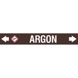 Brady ASMEPM-100X690MM-ARGON self-adhesive label Rectangle Permanent Brown, White 1 pc(s)