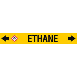 Brady ASMEPM-100X690MM-ETHANE self-adhesive label Rectangle Permanent Black, Yellow 1 pc(s)