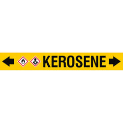 Brady ASMEPM-100X690MM-KEROSENE self-adhesive label Rectangle Permanent Black, Yellow 1 pc(s)