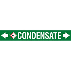 Brady ASMEPM-100X690MM-CONDENSATE self-adhesive label Rectangle Permanent Green, White 1 pc(s)