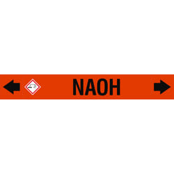 Brady ASMEPM-100X690MM-NAOH self-adhesive label Rectangle Permanent Black, Orange 1 pc(s)