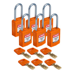 Brady SafeKey Conventional padlock 6 pc(s)
