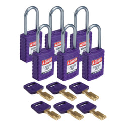 Brady SafeKey Conventional padlock 6 pc(s)