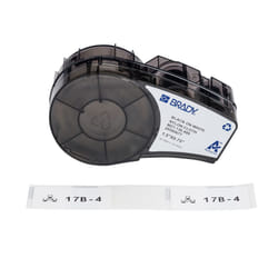 Brady 152093 printer label Black, White
