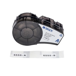 Brady 152096 printer label Black, White