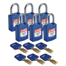 Brady SafeKey Conventional padlock 6 pc(s)