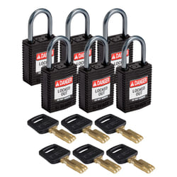 Brady SafeKey Conventional padlock 6 pc(s)