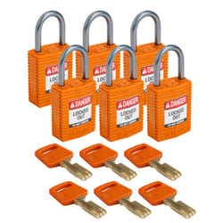 Brady SafeKey Conventional padlock 6 pc(s)