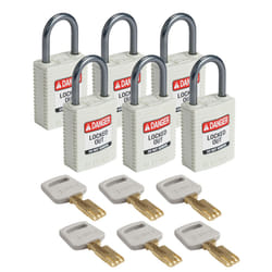 Brady SafeKey Conventional padlock 6 pc(s)