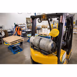Brady Self-Adhesive Fork Lift Hazard Hazard Warning Sign (English) - Additional view 2