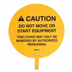 Brady Self-Adhesive Fork Lift Hazard Hazard Warning Sign (English)