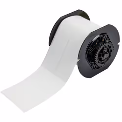 Brady B33-327-498, White, Self-adhesive printer label, Die-cut label, Roll, Vinyl, Thermal transfer