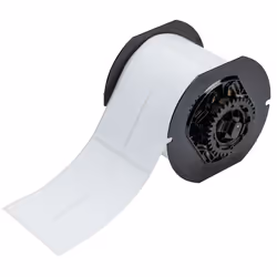 Brady B33-327-499, White, Self-adhesive printer label, Die-cut label, Roll, Nylon, Thermal transfer