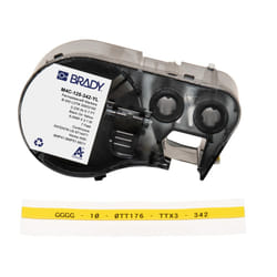 Brady 170713 cable marker Black, Yellow Polyolefin