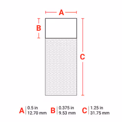 Brady 170741 cable marker Black, White Vinyl 200 pc(s) - Additional view 3