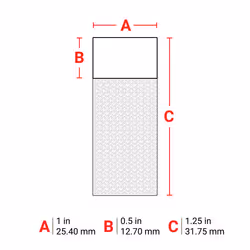 Brady 170744 cable marker Black, White Vinyl 200 pc(s) - Additional view 4