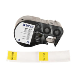 Brady 170753 cable marker Black, Yellow Vinyl 180 pc(s)