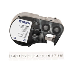 Brady 170783 cable marker Black, White Vinyl