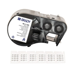 Brady 170796 printer label Black, White