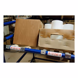 Brady M4C-1000-595-WT-RD printer label Red, White Self-adhesive printer label
