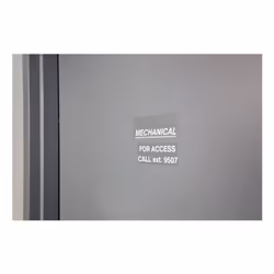Brady M4C-1000-595-CL-WT printer label Translucent, White Self-adhesive printer label