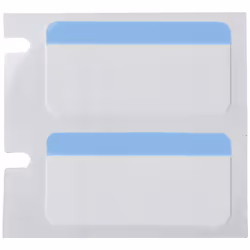Brady M5-131-494-BL printer label Black, Blue, White Self-adhesive printer label
