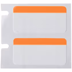 Brady M5-131-494-OR printer label Black, Orange, White Self-adhesive printer label