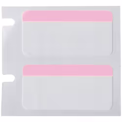 Brady M5-131-494-PK printer label Black, Pink, White Self-adhesive printer label
