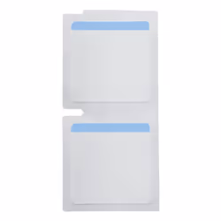 Brady M5-49-494-BL printer label Black, Blue, White Self-adhesive printer label