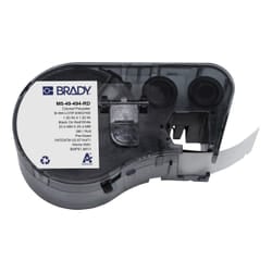 Brady M5-49-494-RD printer label Black, Red, White Self-adhesive printer label