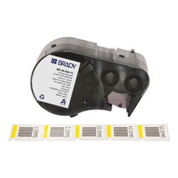 Brady M5-49-494-YL printer label Black, White, Yellow Self-adhesive printer label