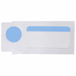 Brady M5-120-494-BL printer label Black, Blue, White Self-adhesive printer label